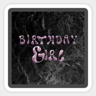 brithday girl Sticker